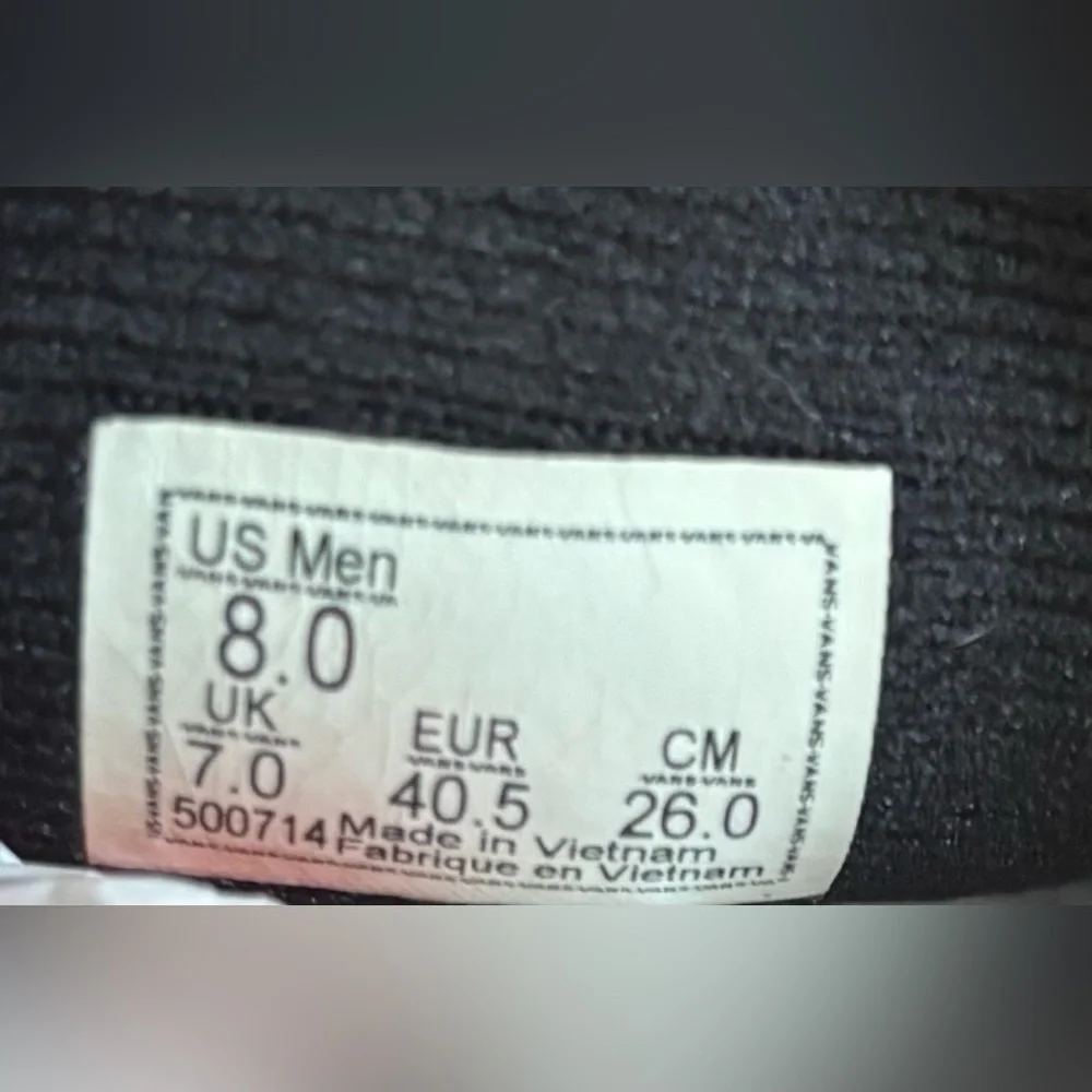 Vans off the wall slip on Pro 